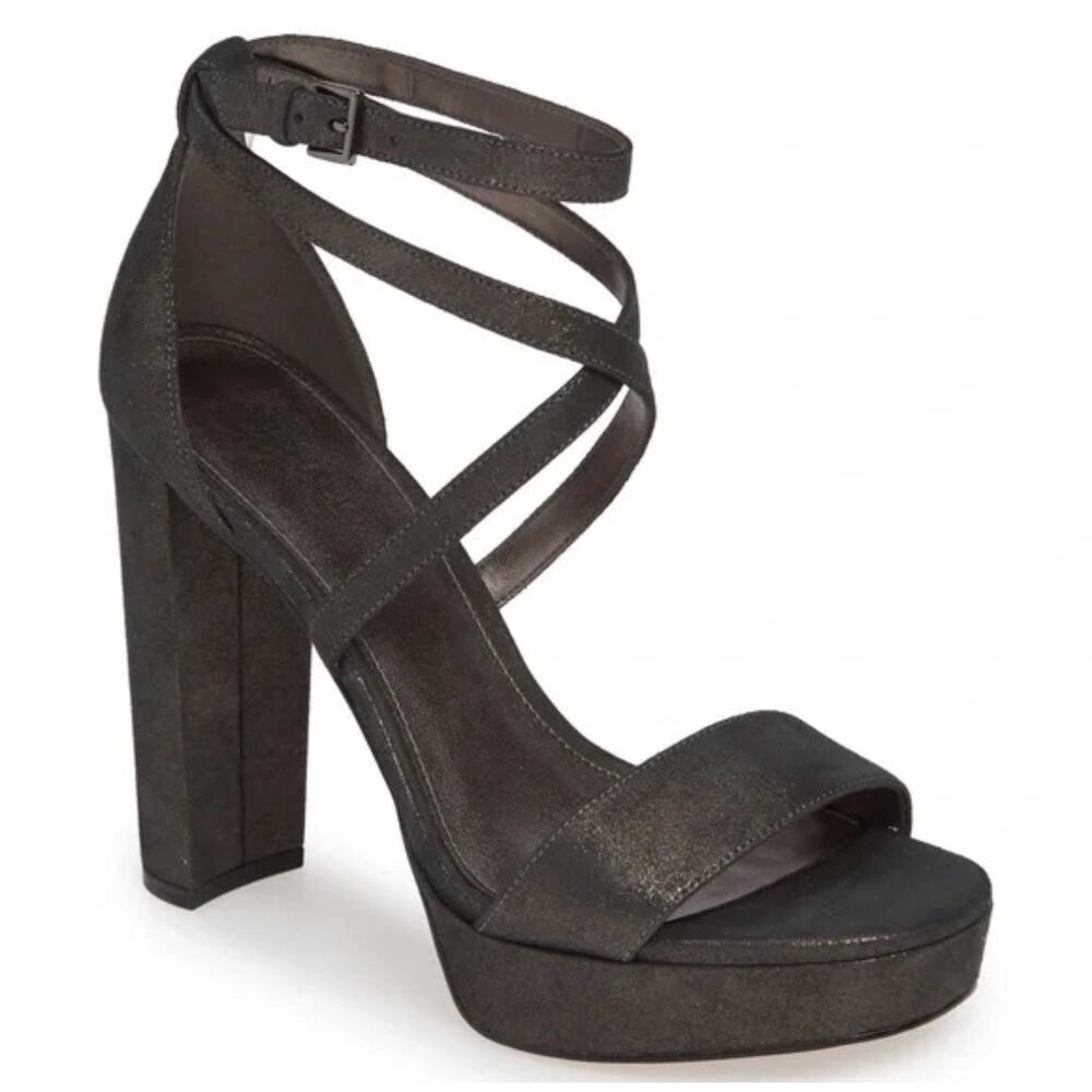 Michael Kors Charcoal Silver Sparkly High‎ Heels Size 7.5M